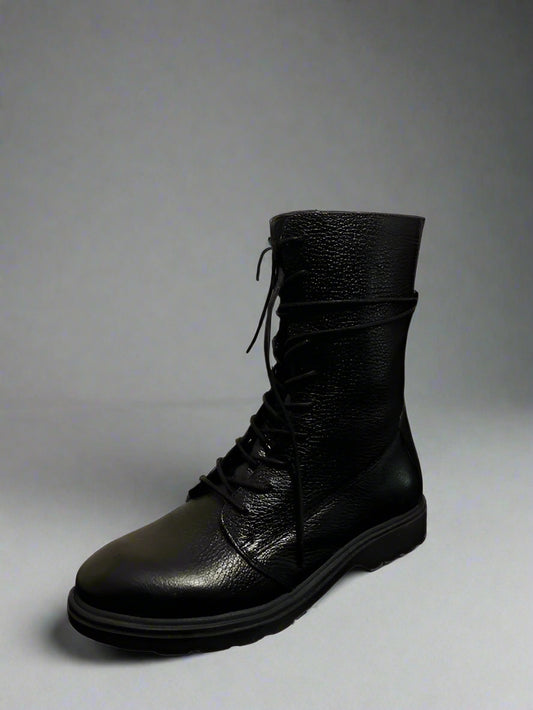 AURA LEATHER LONG BOOTS | UNISEX